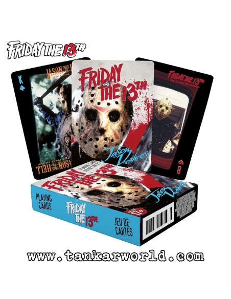 Friday the 13th Baraja Poker 54 cartas - 6x9 cm
