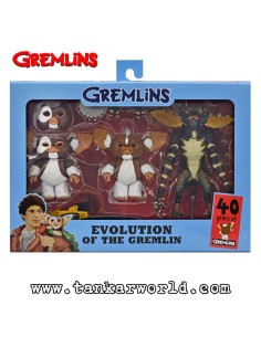 Gremlins 40th Anniversary Box Set Figuras Articuladas Evolution of a Gremlin 18 cm