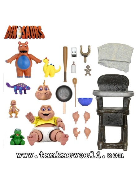 Dinosaurs Baby Sinclair Figura Ultimate NECA 18 cm
