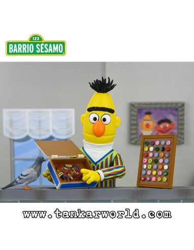 Blas / Bert Sesame Street Figura Articulada Ultimate NECA 18