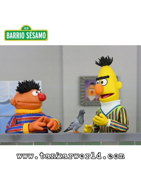 Blas / Bert Sesame Street Figura Articulada Ultimate NECA 18