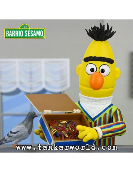 Blas / Bert Sesame Street Figura Articulada Ultimate NECA 18