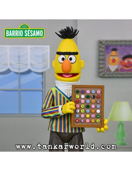 Blas / Bert Sesame Street Figura Articulada Ultimate NECA 18