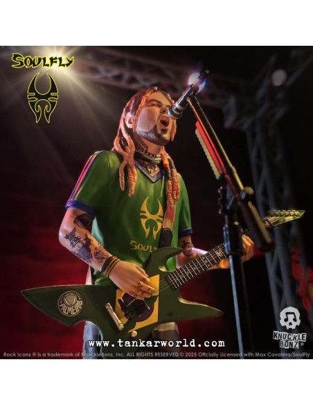 Soulfly Max Cavalera Estatua Rock Iconz 22 cm