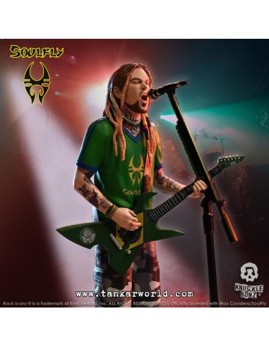 Soulfly Max Cavalera Estatua Rock Iconz 22 cm