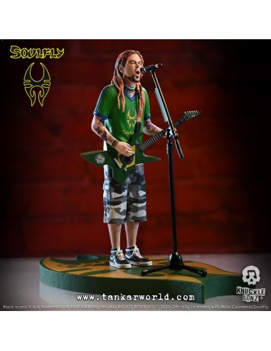 Soulfly Max Cavalera Estatua Rock Iconz 22 cm