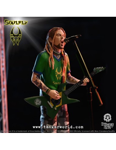 Soulfly Max Cavalera Estatua Rock Iconz 22 cm