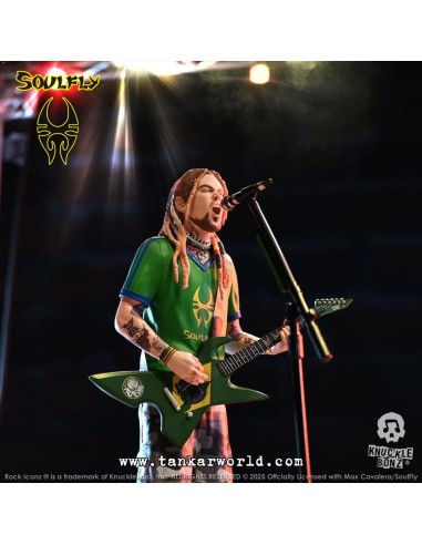 Soulfly Max Cavalera Estatua Rock Iconz 22 cm