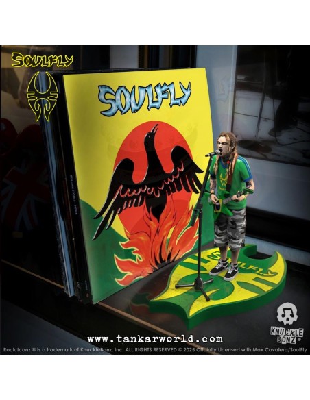 Soulfly Max Cavalera Estatua Rock Iconz 22 cm