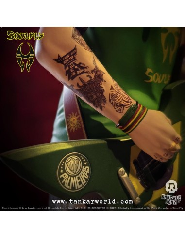 Soulfly Max Cavalera Estatua Rock Iconz 22 cm