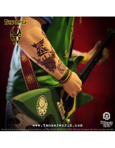 Soulfly Max Cavalera Estatua Rock Iconz 22 cm