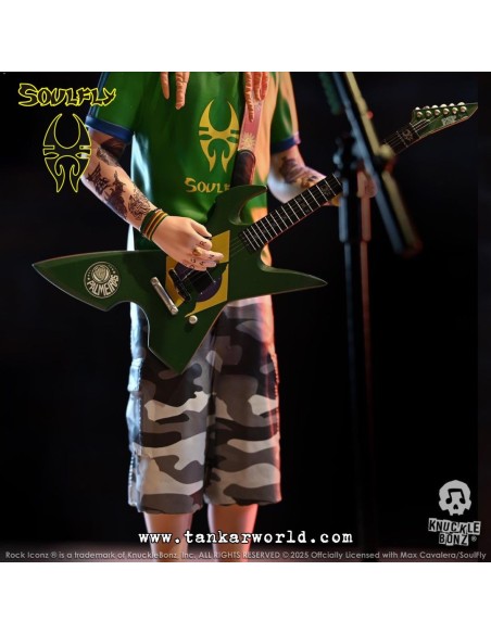 Soulfly Max Cavalera Estatua Rock Iconz 22 cm