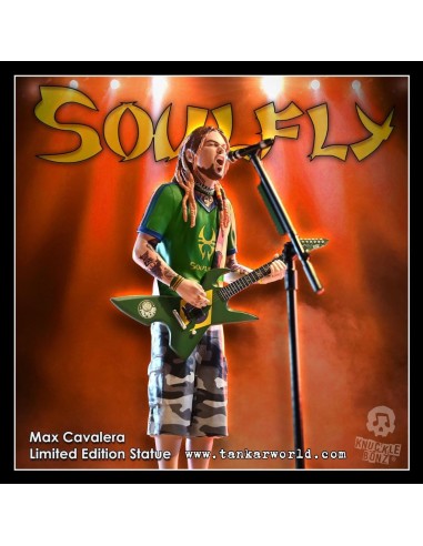 Soulfly Max Cavalera Estatua Rock Iconz 22 cm