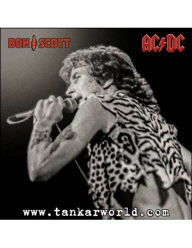 Bon Scott (Leopard Print) Figura ReAction Wave 02 - 10 cm