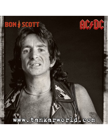 Bon Scott (Leopard Print) Figura ReAction Wave 02 - 10 cm