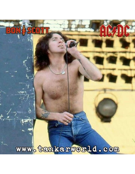 Bon Scott (Leopard Print) Figura ReAction Wave 02 - 10 cm