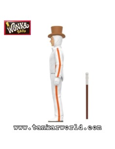 Willy Wonka (White Suit) Charlie y la fabrica de chocolate (1971) Figura ReAction Wave 03 10 cm 2