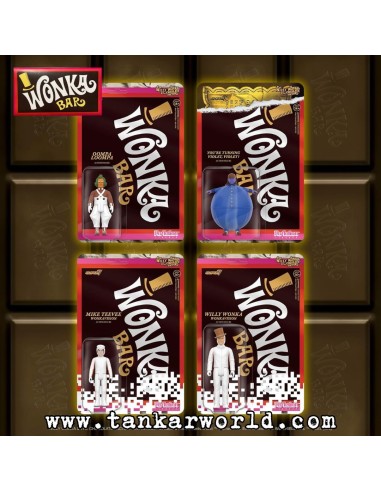 Willy Wonka (White Suit) Charlie y la fabrica de chocolate (1971) Figura ReAction Wave 03 10 cm