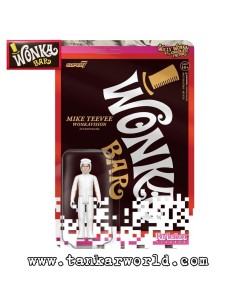 Mike Teeve (White Suit) Charlie y la fabrica de chocolate (1971) Figura ReAction Wave 03 10 cm 2