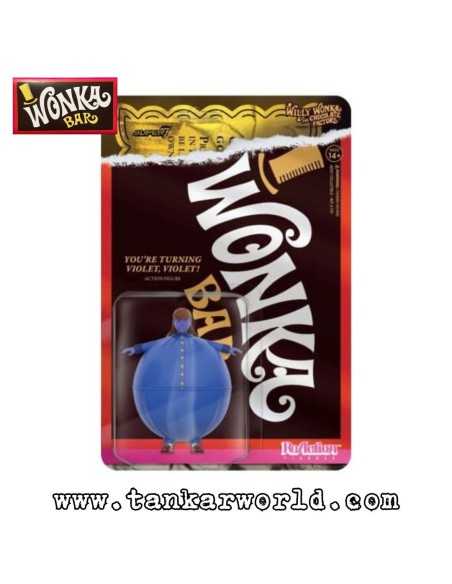 You´re turning Violet, Violet ! (White Suit) Charlie y la fabrica de chocolate (1971) Figura ReAction Wave 03 10 cm