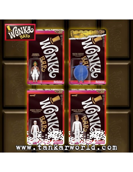 Oompa Loompa Charlie y la fabrica de chocolate (1971) Figura ReAction Wave 03 10 cm