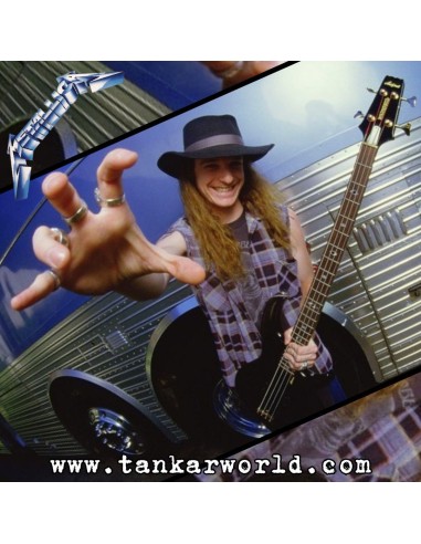 Cliff Burton Metallica Figura ReAction Wave 01 Super7 10 cm