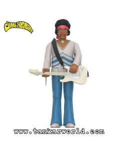 Jimi Hendrix (Festival 1969) Figura ReAction Super7 10 cm