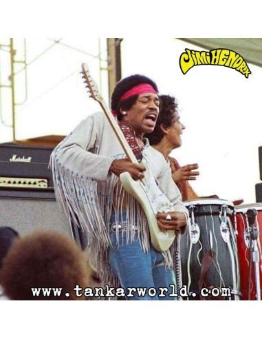 Jimi Hendrix (Festival 1969) Figura ReAction Super7 10 cm