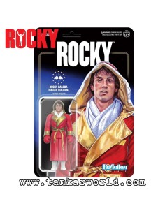 Rocky Italian Stalone (Rocky I) Figura ReAction Wave 03 Rocky Super7 10 cm 2