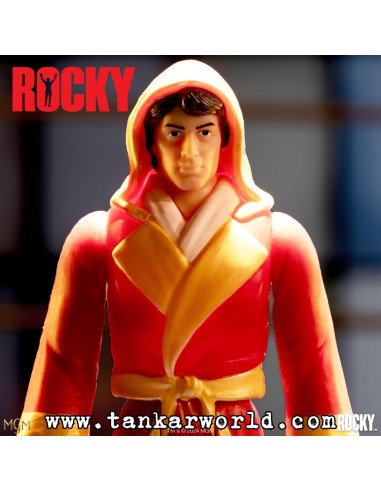 Rocky Italian Stalone (Rocky I) Figura ReAction Wave 03 Rocky Super7 10 cm