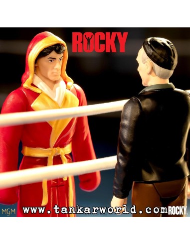 Rocky Italian Stalone (Rocky I) Figura ReAction Wave 03 Rocky Super7 10 cm