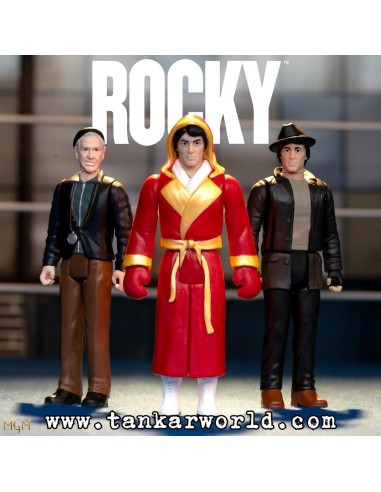 Rocky Italian Stalone (Rocky I) Figura ReAction Wave 03 Rocky Super7 10 cm