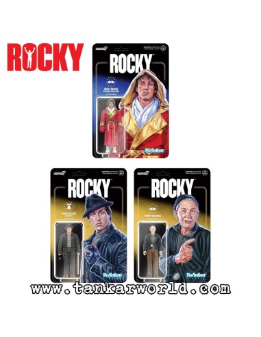 Rocky Street (Rocky I) Figura ReAction Wave 03 Super 7 10 cm
