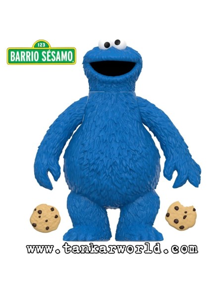 Cookie Monster Sesame Street Figura ReAction Wave 02 Super7 10 cm