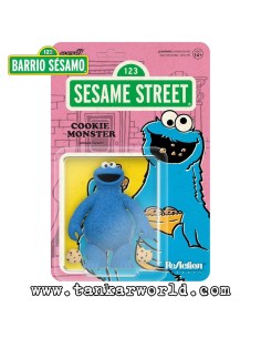 Cookie Monster Sesame Street Figura ReAction Wave 02 Super7 10 cm 2
