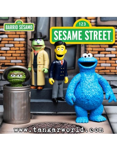 Cookie Monster Sesame Street Figura ReAction Wave 02 Super7 10 cm