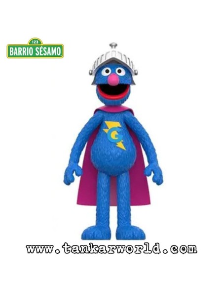 Super Grover Sesame Street Figura ReAction Wave 03 Super7 10 cm