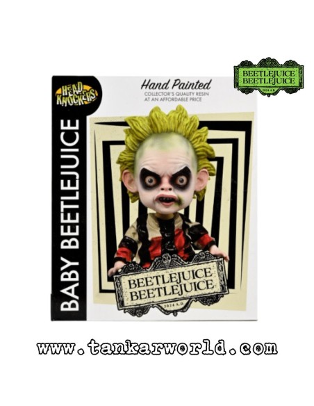 Beetlejuice Beetlejuice - Baby Betlejuice Head Knocker - 16 cm - Bitelchus