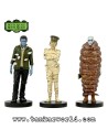 Beetlejuice Beetlejuice - Pack de 3 Figuras Inmigration Hall Richard, Immigration Officer, Anaconda Man