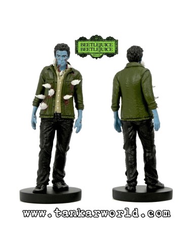 Beetlejuice Beetlejuice - Pack de 3 Figuras Inmigration Hall Richard, Immigration Officer, Anaconda Man