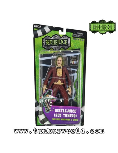 Beetlejuice 1988 Figura Beetlejuice (Red Tuxedo Suit) - 18 cm