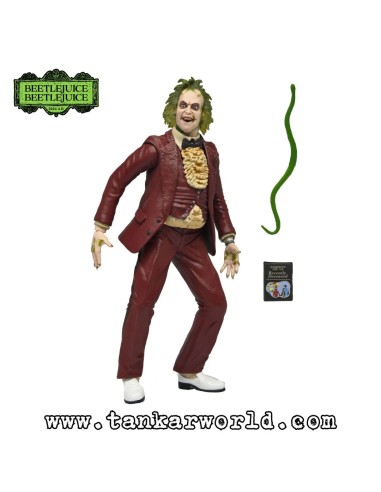 Beetlejuice 1988 Figura Beetlejuice (Red Tuxedo Suit) - 18 cm
