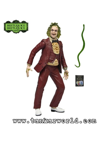 Beetlejuice 1988 Figura Beetlejuice (Red Tuxedo Suit) - 18 cm
