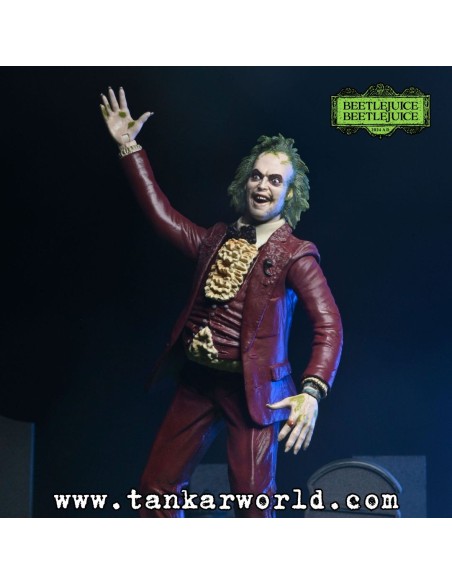 Beetlejuice 1988 Figura Beetlejuice (Red Tuxedo Suit) - 18 cm