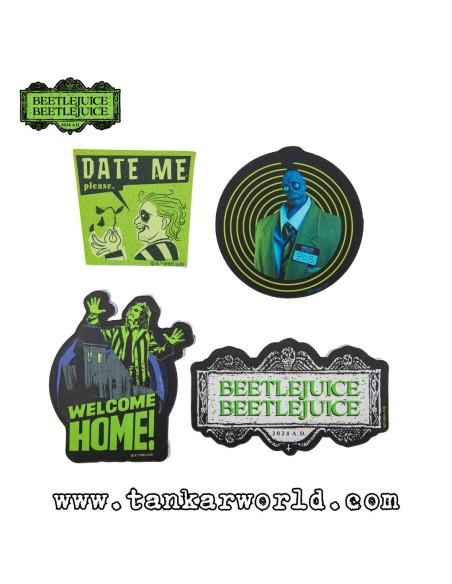 Beetlejuice - Pack de 4 imanes - Magnet