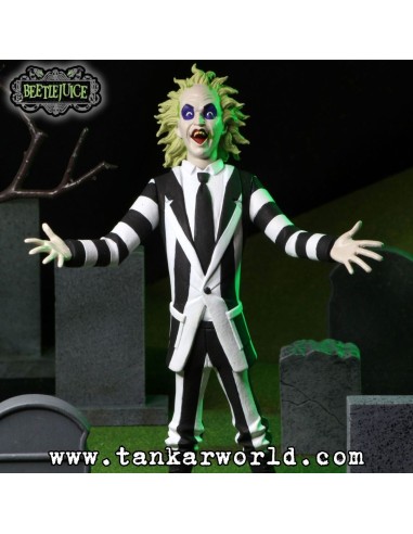 Beetlejuice Toony Terrors Figura Articulada 15 cm NECA