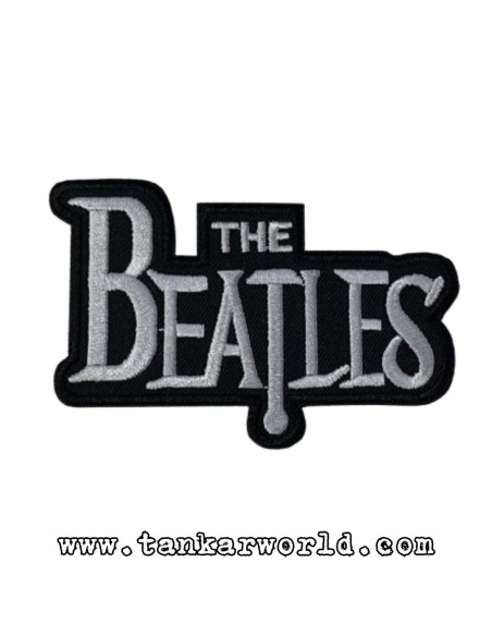 Parche The Beatles - Letras blancas - 9x6 cm