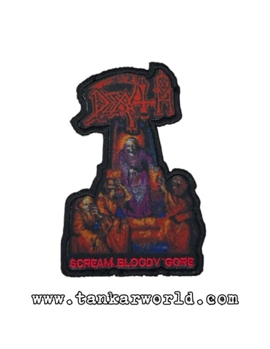 copy of Parche Death - Scream Bloody Gore - 11 x 6 cm