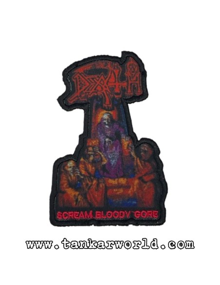copy of Parche Death - Scream Bloody Gore - 11 x 6 cm