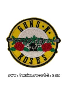 Parche Guns N´Roses - Logo pistolas - 7 cm de diámetro - G N´R